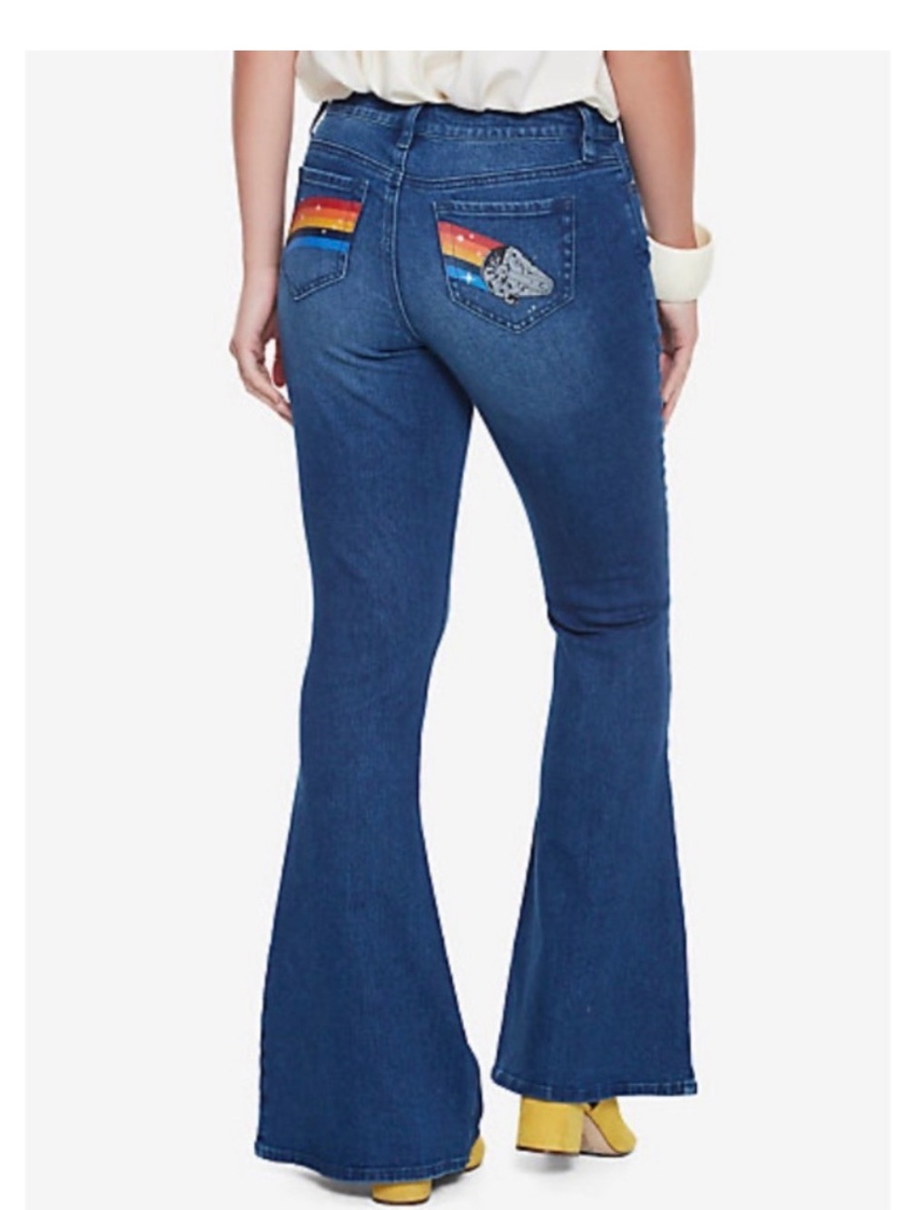 Star Wars Her Universe Rainbow Flare Jeans